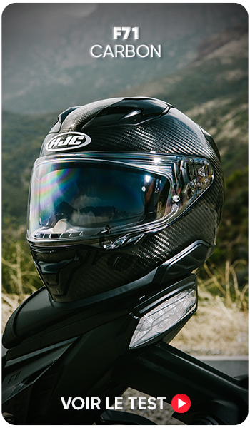 Test casque HJC F71 Carbon