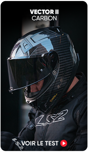 Test casque LS2 Vector II Carbon