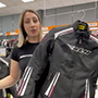 Test du blouson BLH Be Roadster Lady par Mégane de chez Moto Axxe Rosheim.-thumbnail