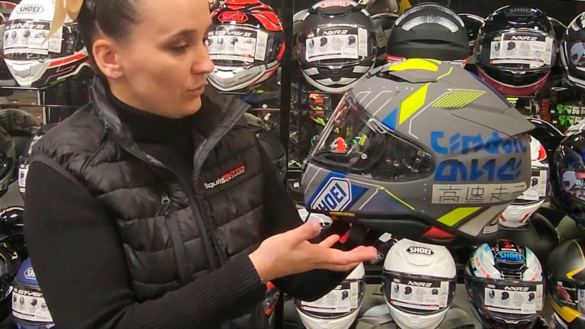 Test du casque Shoei NXR2 par Lucie de Moto Axxe Saint Lo
