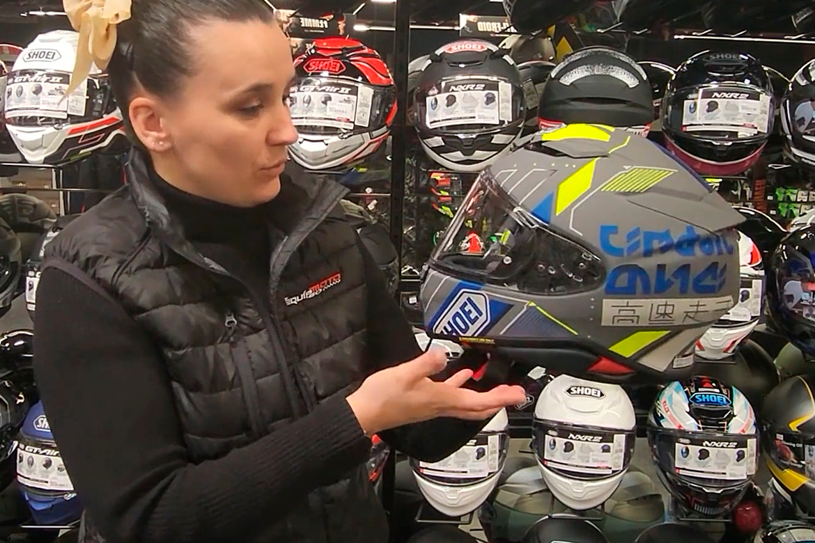 Test du casque Shoei NXR 2