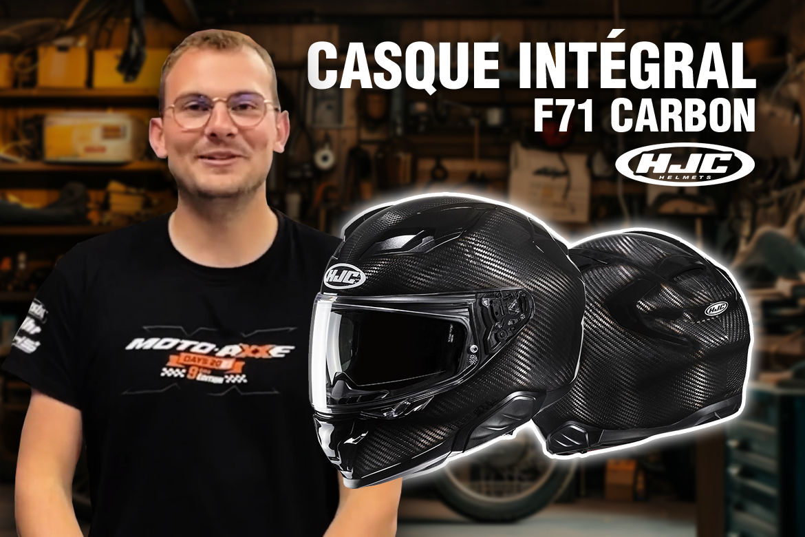 miniature de l'article test rider sur le casque intégral F71 carbon