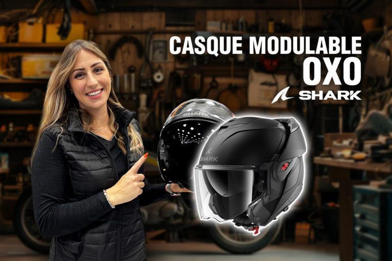 Test du casque modulable Shark Oxo — l’Avis de Mégane, Moto-Axxe Rosheim
