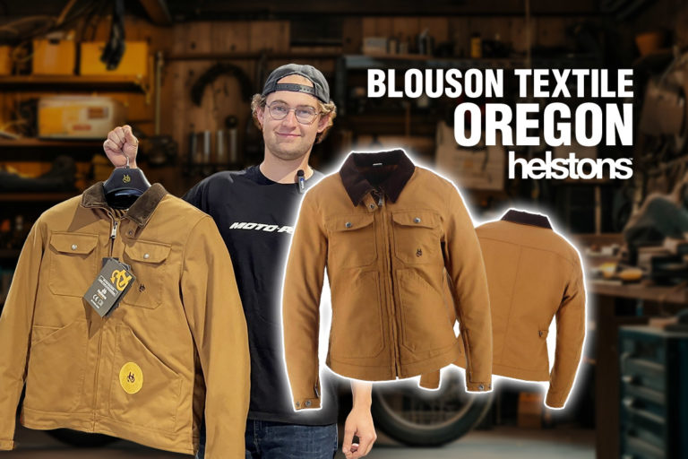 Test du blouson textile Helstons Oregon — l’Avis de Thibault, Moto-Axxe Lorient