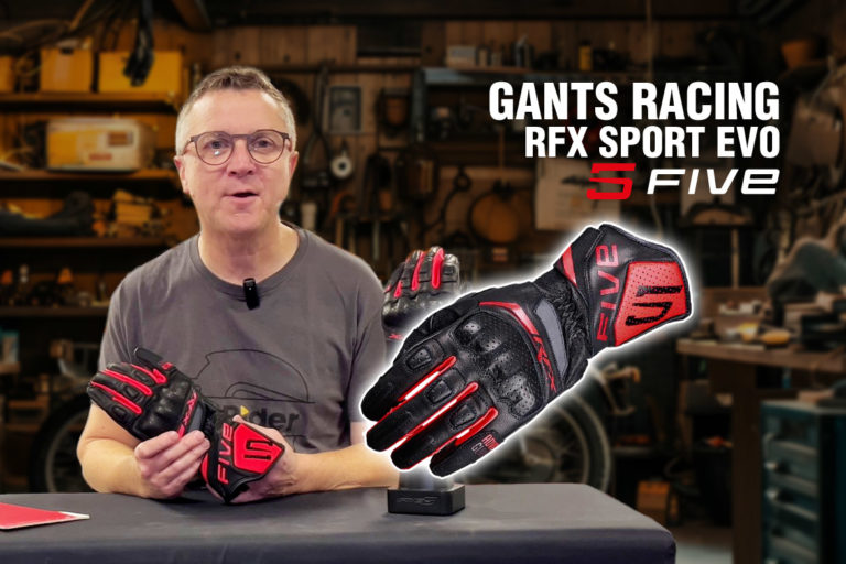 Test des gants racing FIVE RFX Sport Evo — l’avis de David Moto-Axxe Royan