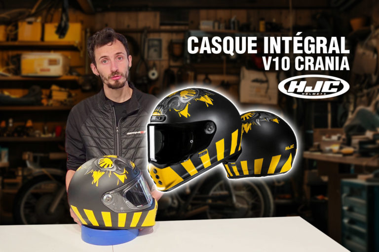 Test du casque intégral HJC V10 Crania — l’Avis de Thomas, Moto-Axxe Nantes