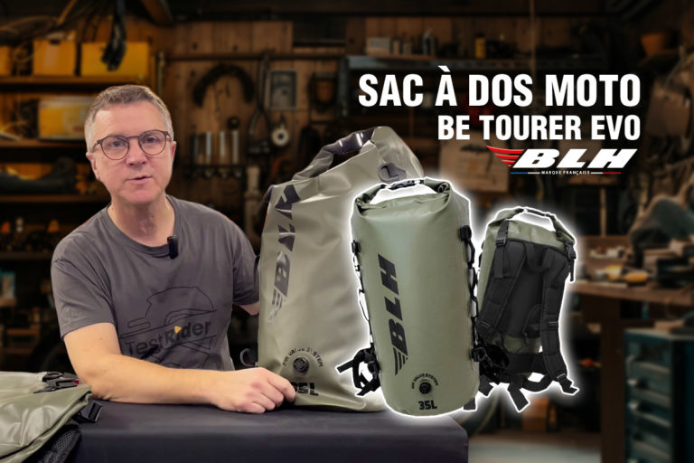 Test du sac à dos BLH Be Trourer Evo — l’Avis de David, Moto-Axxe Royan