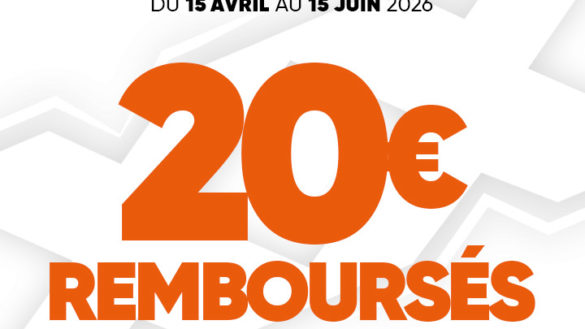 20€ Remboursés avec Dunlop