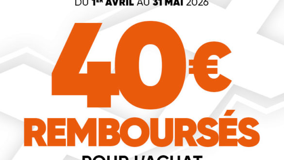 40€ Remboursés avec Michelin