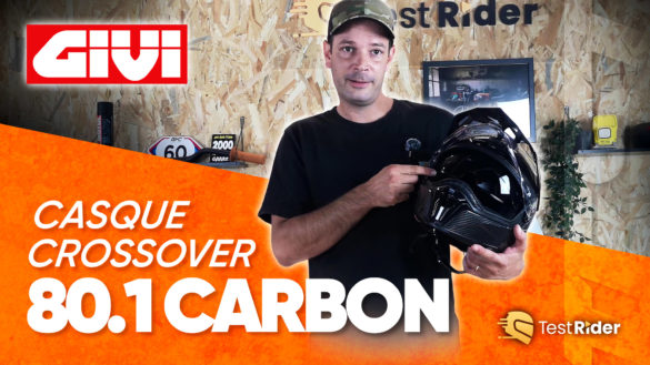 Test du casque 80.1 CARBON de GIVI par Sébastien de Moto Axxe France