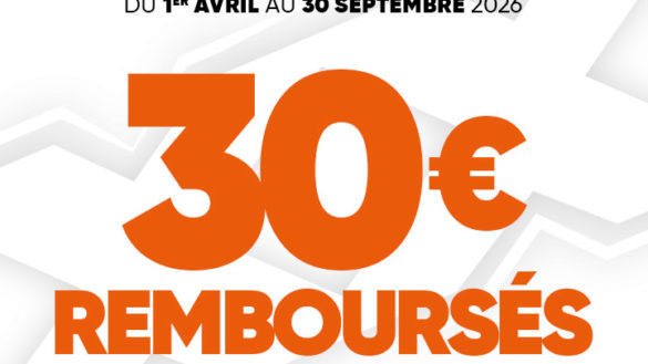 30€ Remboursés avec Pirelli