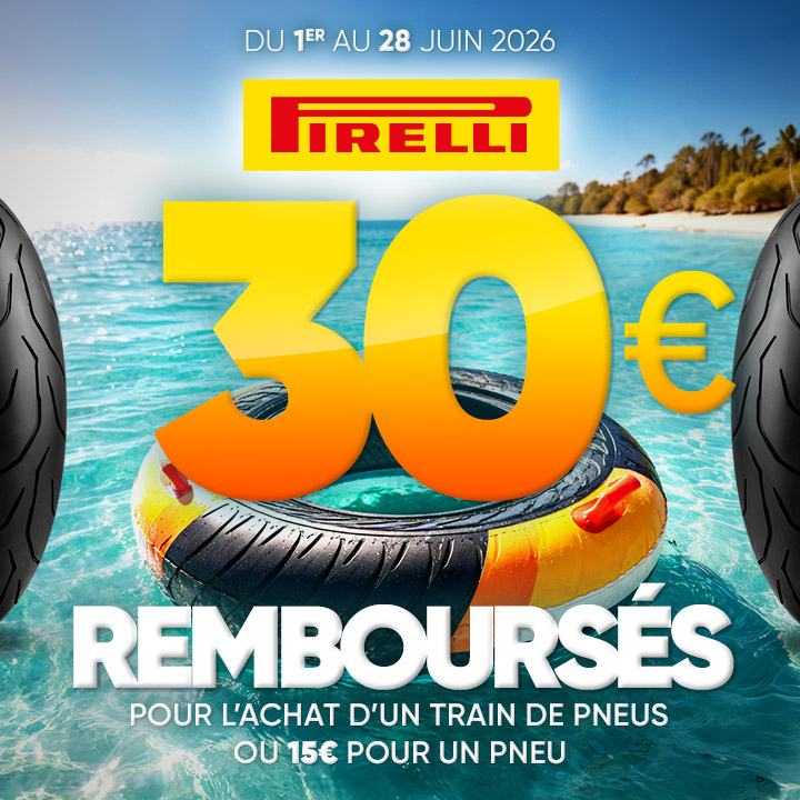 30€ Remboursés avec Pirelli