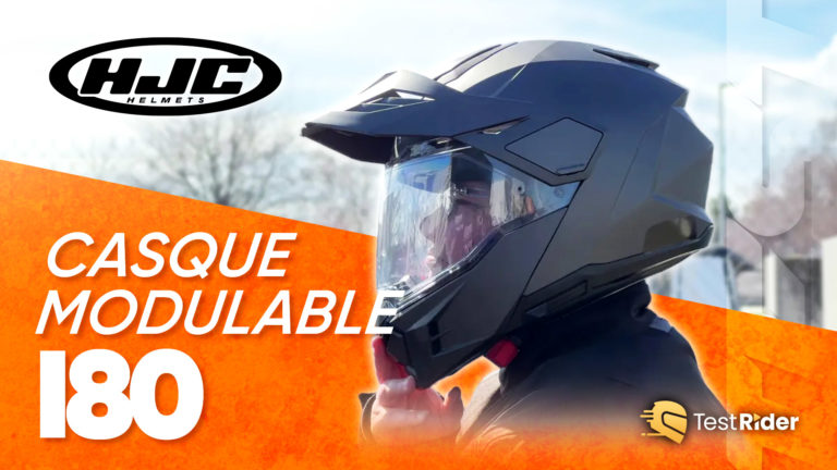 Test du casque modulable i80 de HJC par Aurélie de Moto Axxe France