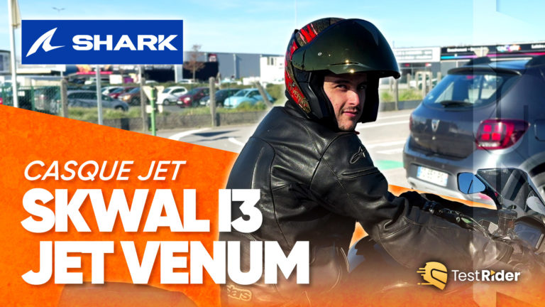 Test du casque jet SKWAL i3 JET VENUM de SHARK par Enzo de Moto Axxe Cherbourg