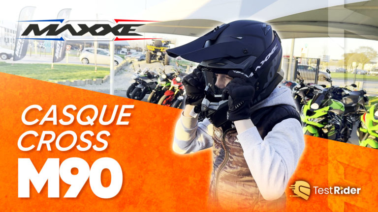 Test du casque cross MAXXE M90 par Justin de Moto Axxe Cherbourg