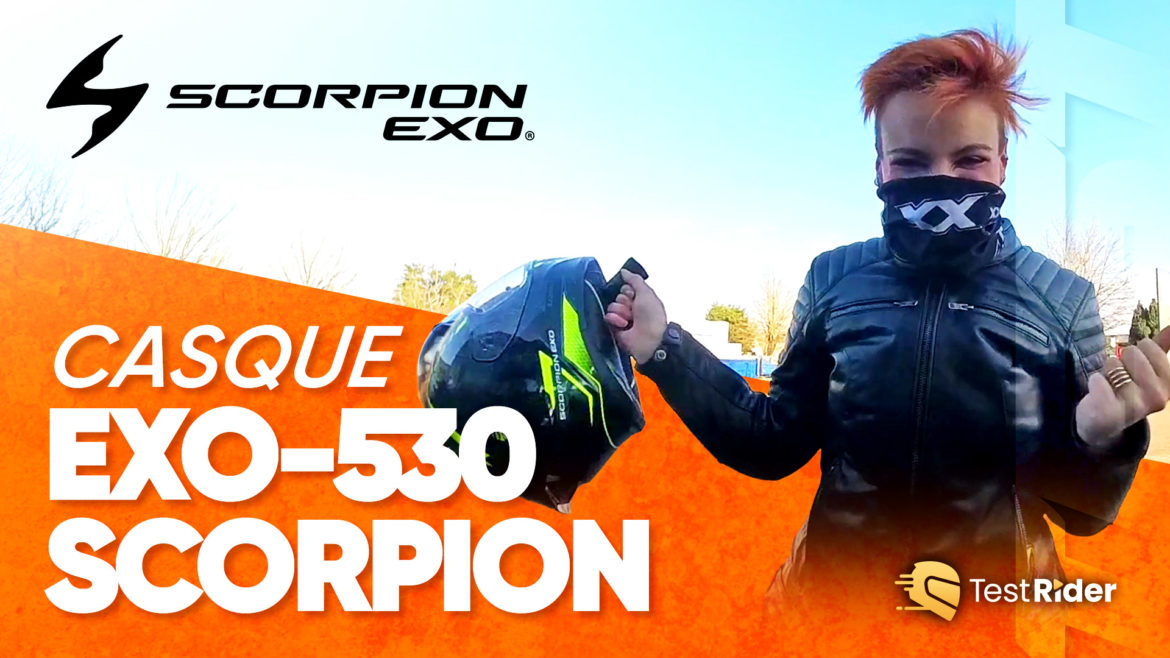 Test du casque Exo-530 AIR de SCORPION par Lorrie de Moto Axxe Rosheim