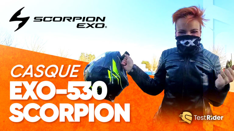 Test du casque Exo-530 AIR de SCORPION par Lorrie de Moto Axxe Rosheim