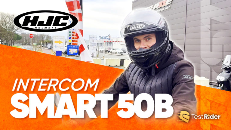 Test de l&rsquo;intercom SMART HJC 50B par Tom de Moto Axxe Royan