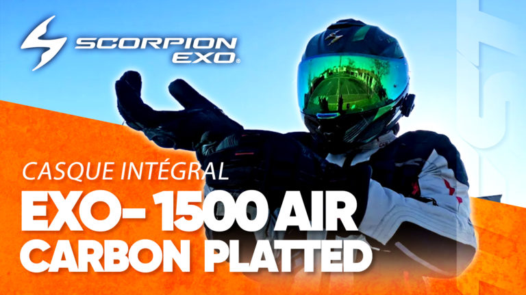 Test du casque SCORPION EXO-1500 AIR CARBON PLATTED par Yoann de Moto Axxe Poitiers