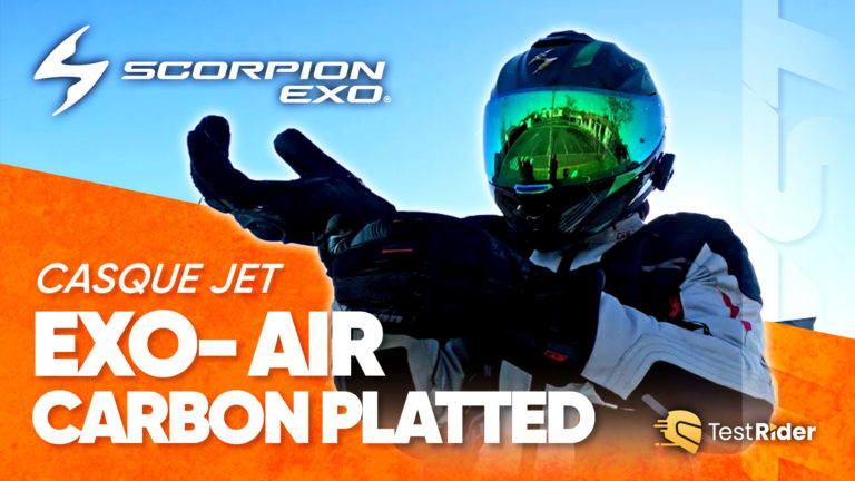 Test du casque SCORPION EXO-1500 AIR CARBON PLATTED par Yoann de Moto Axxe Poitiers
