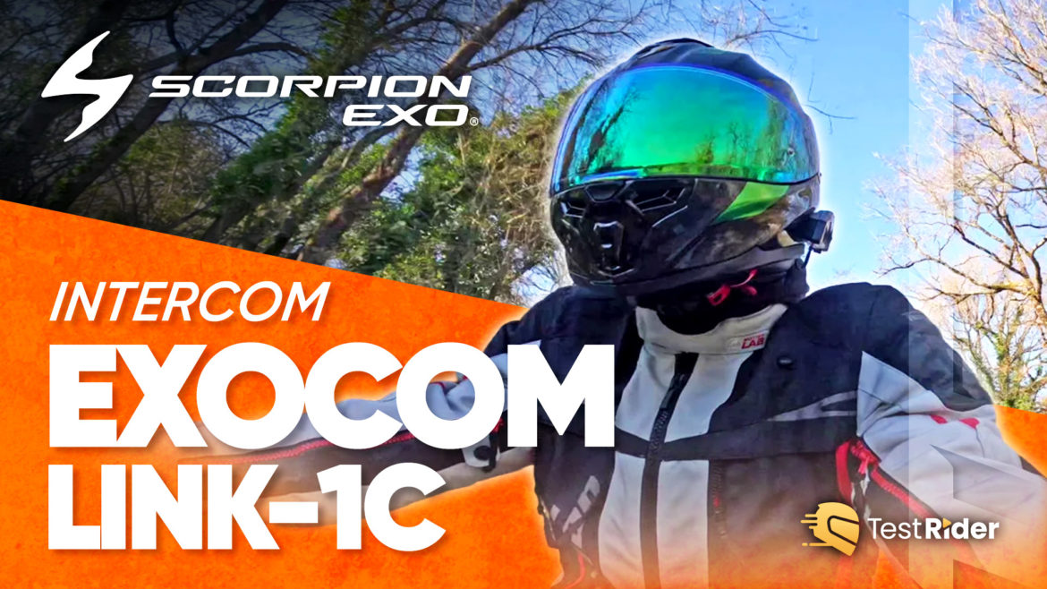 Test de l&rsquo;intercom EXOCOM LINK-1C de SCORPION par Yoann de Moto Axxe Poitiers