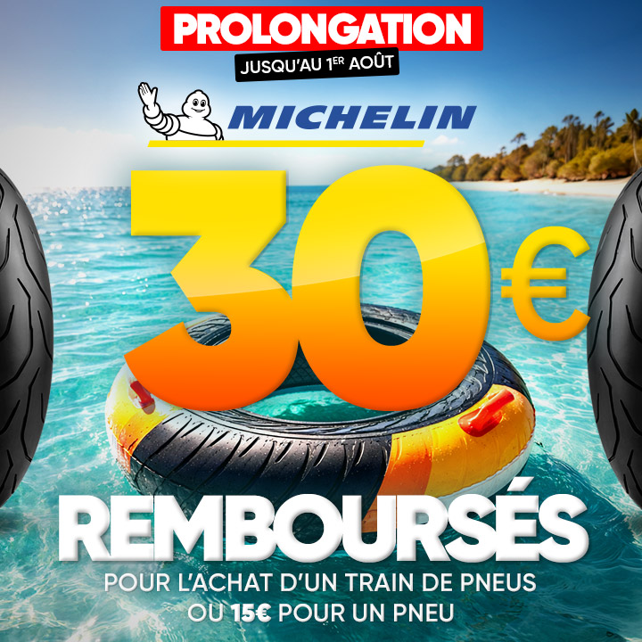 30€ Remboursés avec Michelin