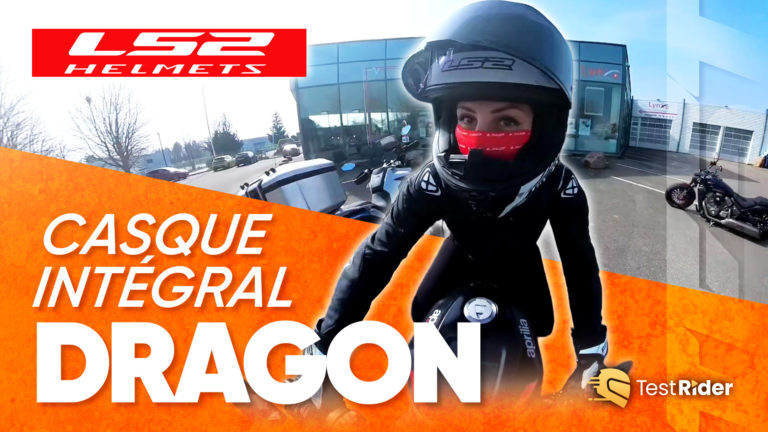 Test du casque intégral Dragon de LS2 par Mégane de Moto Axxe Rosheim
