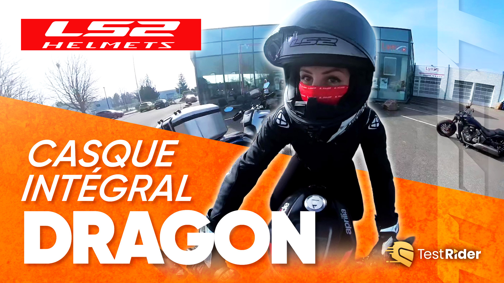 Test du casque intégral Dragon de LS2 par Mégane de Moto Axxe Rosheim