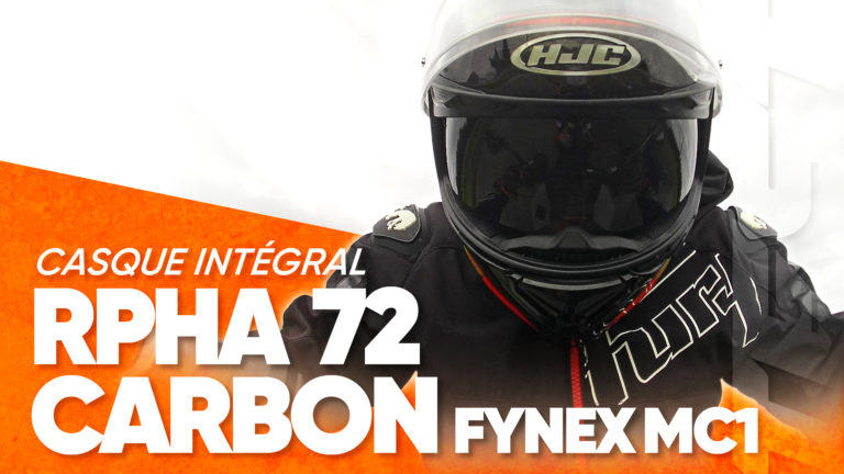 Test du casque intégral HJC Rpha 72 Carbon par David Moto Axxe Royan